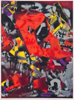 Malcolm Payne, Penumbra, from the Johannesburg Centenary Print Portfolio, 1986, nine colour screenprint on paper