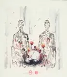 Tabula Rasa by Christiaan Diedericks and Shui-Lyn White, 2021, monotype and archival pigment print on Hahnemühle etching paper, sold Mar 2026