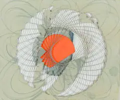 Lyndi Sales, Life Preserver, laser cut paper mounted on card