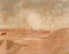 Kimberley Mine by Robert Gwelo Goodman, watercolour on paper, sold Mar 2026