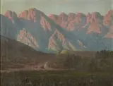 Jan Ernst Abraham Volschenk, Hex River Mountains, 1916, oil on canvas