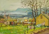 Piet van Heerden, Cape Flats, oil on canvas