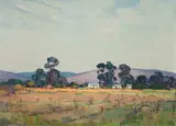 Piet van Heerden, Cape Farm, 1963, oil on canvas
