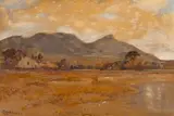 Robert Gwelo Goodman, Tokai, Cape Town, watercolour on paper laid down on board