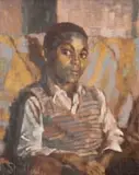 Anthony Strickland, Portrait of a Young Man, 1963, oil on canvas
