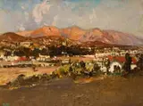 Robert Gwelo Goodman, Windhoek, oil on artist's board