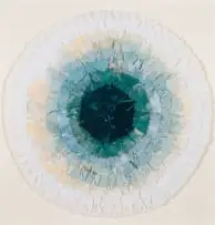 Lyndi Sales, Inbound, hand cut and hand dyed Vilene™ with bamboo backing