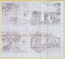 Kevin Brand, Our Street, pen and mixed media on paper