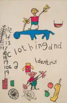 Durant Sihlali, Boys and Dogs/Clothing and Identity, mixed media on paper