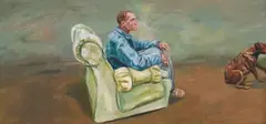 Boy I by Johann Louw, 2000, oil on canvas, sold Feb 2026