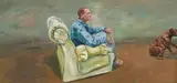 Johann Louw, Boy I, 2000, oil on canvas