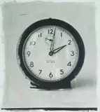 Stephen Inggs, Clock, 2000, hand painted silver gelatin print on paper