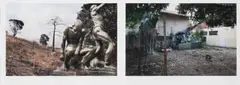 Guy Tillim, Slave Memorial, Mobutu Era, D.R Congo, New Matadi, July 2003; Colonial Era Statues, Kinshasa, D.R Congo, Sep 2003, Leopold and Mobutu series, diptych, 2003, archival pigment ink on 300g cotton paper