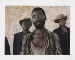 Guy Tillim, Justino Ngene, Laurino, Bongue and Faucino Hando, Kunhinga Angola, 2002, archival pigment ink on 300g coated cotton paper