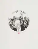 Christiaan Diedericks, Exodus: Ship of Fools, Cold Sweat Series, 2009, drypoint on Arches Johannot 240gsm paper