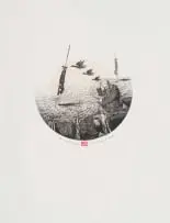 Guantanamo Bay, Cold Sweat Series by Christiaan Diedericks, 2009, drypoint on Arches Johannot 240gsm paper, sold Feb 2026