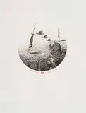 Christiaan Diedericks, Guantanamo Bay, Cold Sweat Series, 2009, drypoint on Arches Johannot 240gsm paper