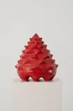 Ben Orkin, Rainbow Red, 2024, clay and glaze