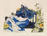 Mary Sibande, Leisurely Rest: Sophie and the Daisies, 2025, five colour photolithograph on paper