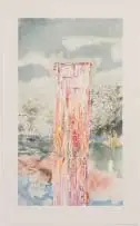 Rina Stutzer, The Enchantress I, 2025, silkscreen monotype hybrid on Fabriano Rosapina paper