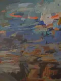 Clive van den Berg, Unsettled Air IX, 2025, oil on canvas