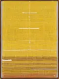 Leila Walter, Becoming Radiance, handwoven cotton, mohair, wool and silk