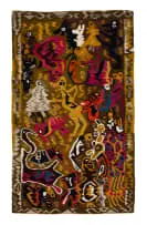 Rorke's Drift Rose Xaba, The Jackal and the Bushbaby, 1974, hand-spun karakul wool
