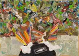 Keiskamma Art Project, A New Earth, multi-media fibre, wool, felt, appliqué and embroidery on hessian