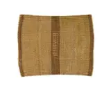 Isithebe, grinding mat by Zulu Peoples Unrecorded artist, plant fibre and natural dyes, sold Feb 2026