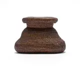 Lidded basket by Barotse People Unrecorded artist, Combretum zeyheri root fibres, sold Feb 2026