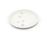 Esias Bosch, Large flower platter, porcelain with white glaze and cobalt decoration