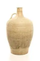 Esias Bosch, Large amphora, feldspar and dolomite glaze with induced crazing and incised decoration