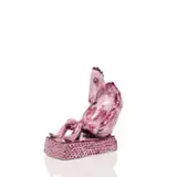 Hylton Nel, Seated nude in purple, 1999, painted and glazed stoneware