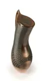 Madoda Fani, Smoke-fired sculptural form, 2016, hand-built, burnished and smoke-fired