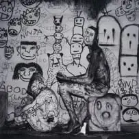 Roger Ballen, Die Antwoord, 2008, digital print on paper