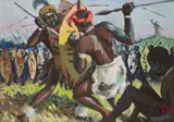 George Pemba, Combat