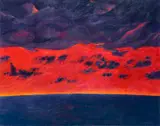Erik Laubscher, Sononder (Sunset), April 27th 1994, 1994, oil on canvas