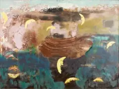 Beezy Bailey, Moon Dance, 2010, oil on canvas
