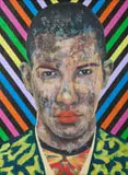 Mustafa Maluka, Agent of Change, 2012, acrylic on canvas