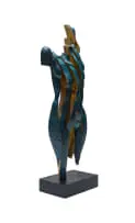 Anton Smit, Rite of Passage II, 2017, GRP (Glass Reinforced Polymer) and bronze, on a steel base