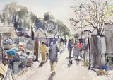 Durant Sihlali, Township Street Scene