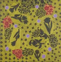 Andrew Verster, Bandhani Series 37, 2001, oil on canvas
