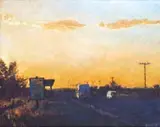 Walter Meyer, Olifantshoek Pas (Olifantshoek Pass), 2015, oil on canvas