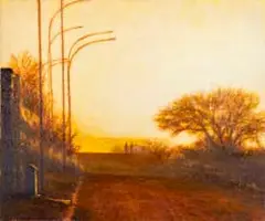 Walter Meyer, City Lights, 1990, oil on canvas