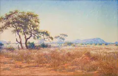 Johannes Blatt, Okaweyo (Karibib), 1940, oil on board