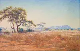 Johannes Blatt, Okaweyo (Karibib), 1940, oil on board