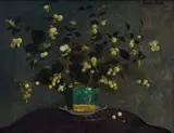 Frans Oerder, Still Life with White Berries, oil on canvas