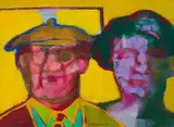 Jan Neethling, Mr. and Mrs…, 2004, acrylic on board