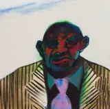 Jan Neethling, Drug Lord with Pink Tie, acrylic on canvas