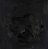 Joni Brenner, Janus, 2005, oil on granite tile on enamel painted board
